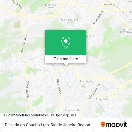 Pizzaria do Gaucho Ltda map