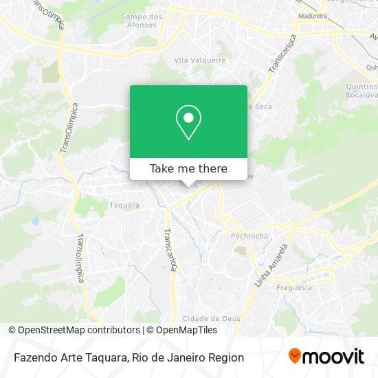 Fazendo Arte Taquara map