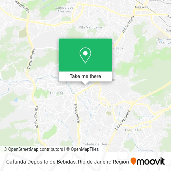 Cafunda Deposito de Bebidas map