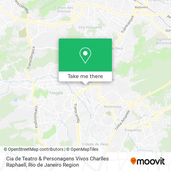 Cia de Teatro & Personagens Vivos Charlles Raphaell map
