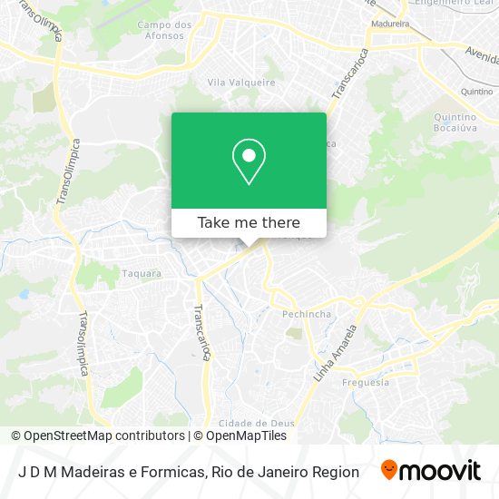 J D M Madeiras e Formicas map