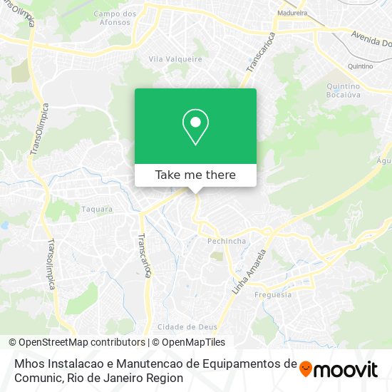 Mhos Instalacao e Manutencao de Equipamentos de Comunic map