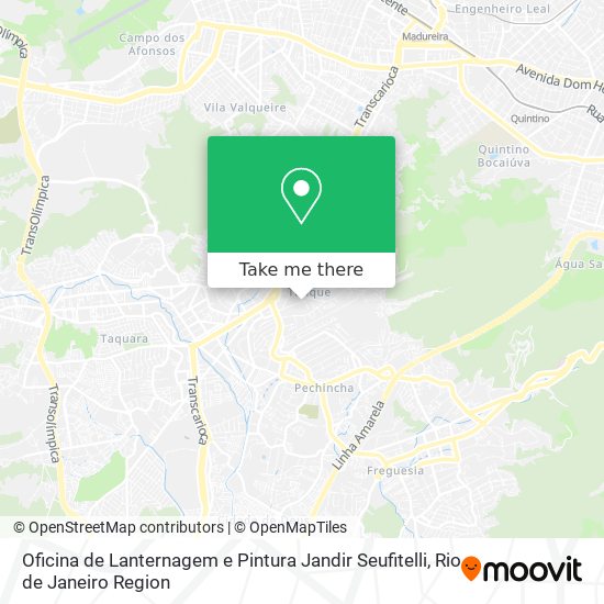 Oficina de Lanternagem e Pintura Jandir Seufitelli map