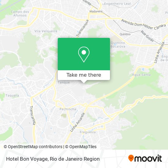 Hotel Bon Voyage map