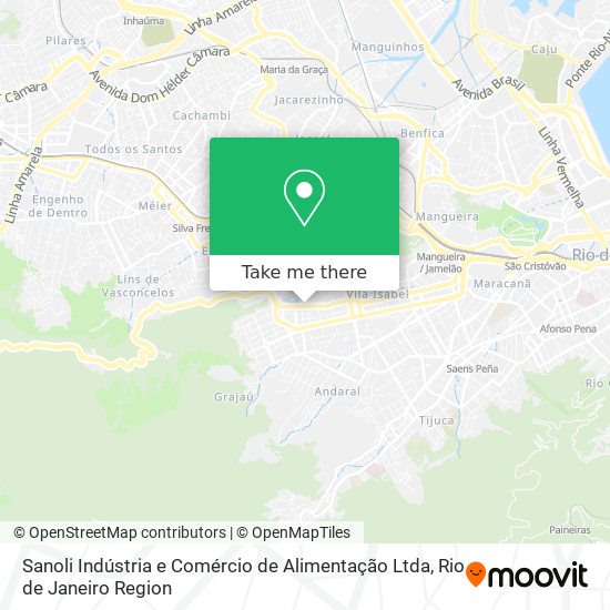 Sanoli Indústria e Comércio de Alimentação Ltda map