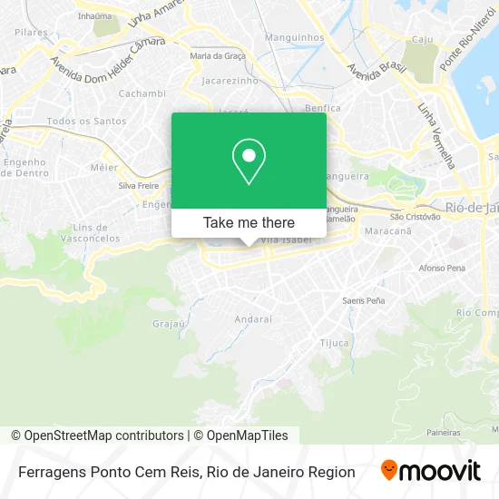 Ferragens Ponto Cem Reis map