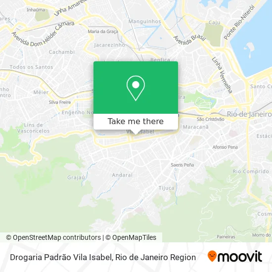 Drogaria Padrão Vila Isabel map