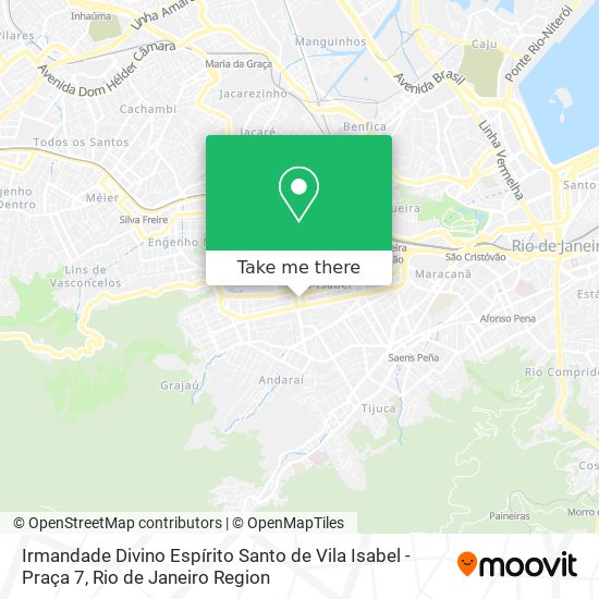 Irmandade Divino Espírito Santo de Vila Isabel - Praça 7 map