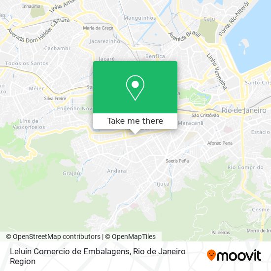 Leluin Comercio de Embalagens map