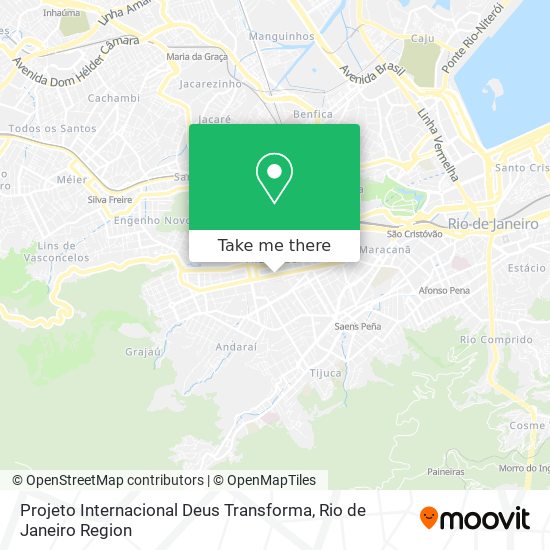 Projeto Internacional Deus Transforma map