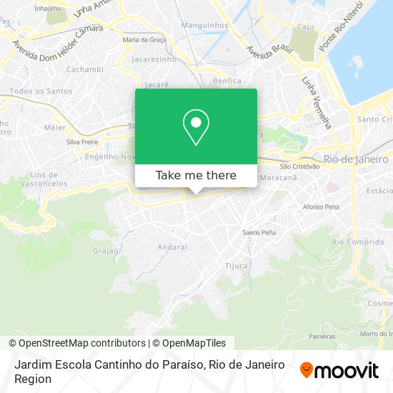 Mapa Jardim Escola Cantinho do Paraíso