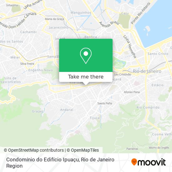 Mapa Condomínio do Edifício Ipuaçu