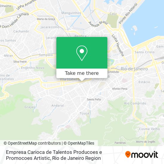 Empresa Carioca de Talentos Producoes e Promocoes Artistic map