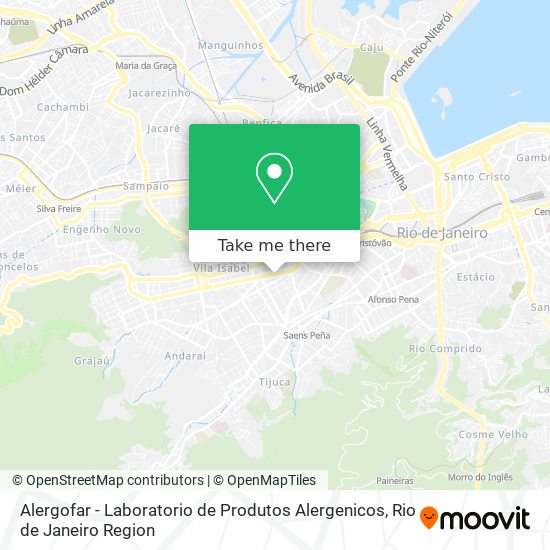 Alergofar - Laboratorio de Produtos Alergenicos map