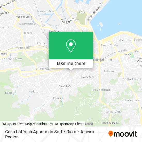 Casa Lotérica Aposta da Sorte map