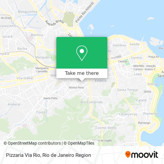 Pizzaria Via Rio map