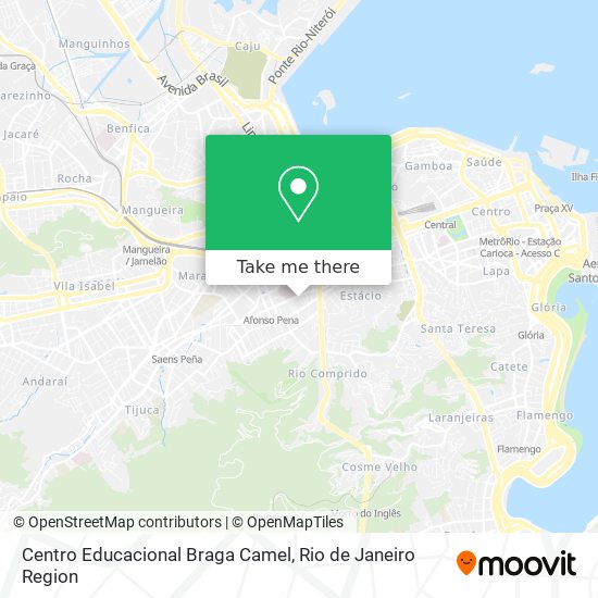 Centro Educacional Braga Camel map