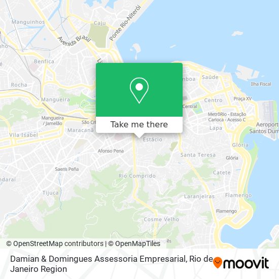 Mapa Damian & Domingues Assessoria Empresarial