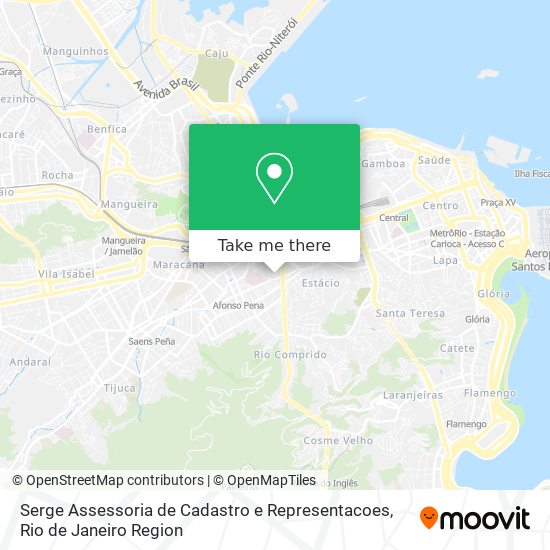Serge Assessoria de Cadastro e Representacoes map