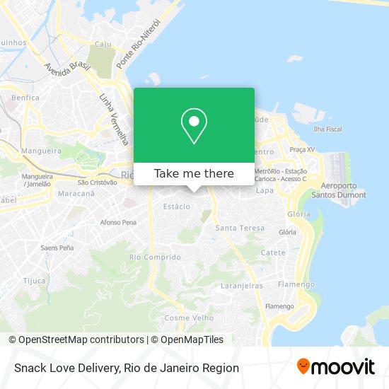 Snack Love Delivery map