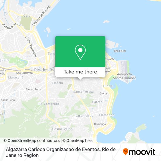 Algazarra Carioca Organizacao de Eventos map