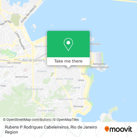 Mapa Rubens P Rodrigues Cabeleireiros