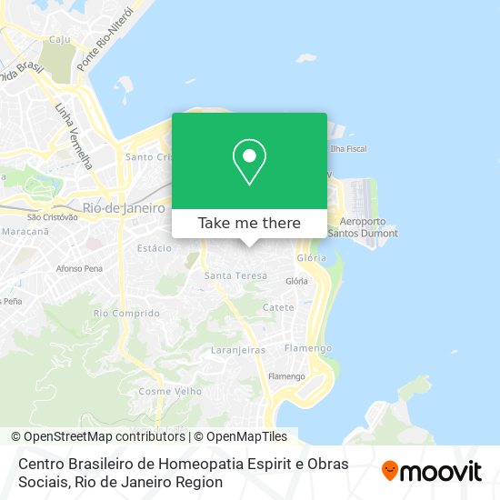 Mapa Centro Brasileiro de Homeopatia Espirit e Obras Sociais