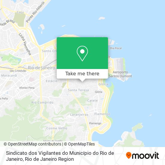 Sindicato dos Vigilantes do Município do Rio de Janeiro map