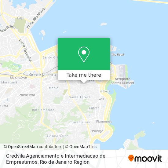 Mapa Credvila Agenciamento e Intermediacao de Emprestimos