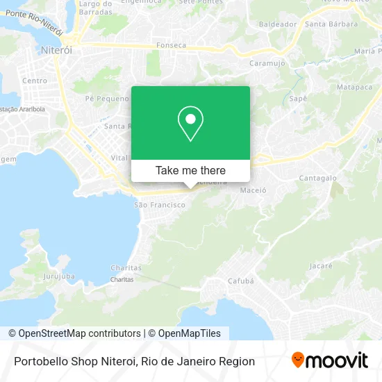 Portobello Shop Niteroi map