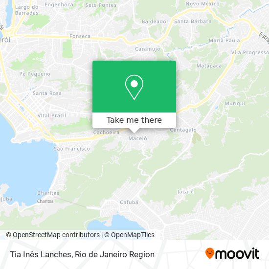 Mapa Tia Inês Lanches