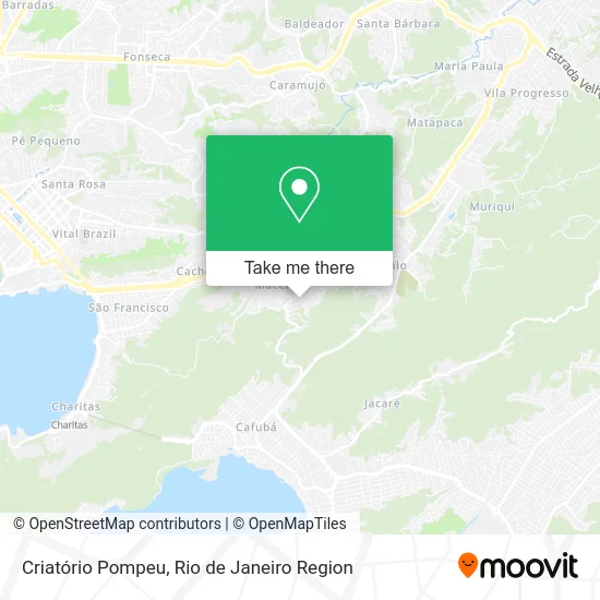 Criatório Pompeu map