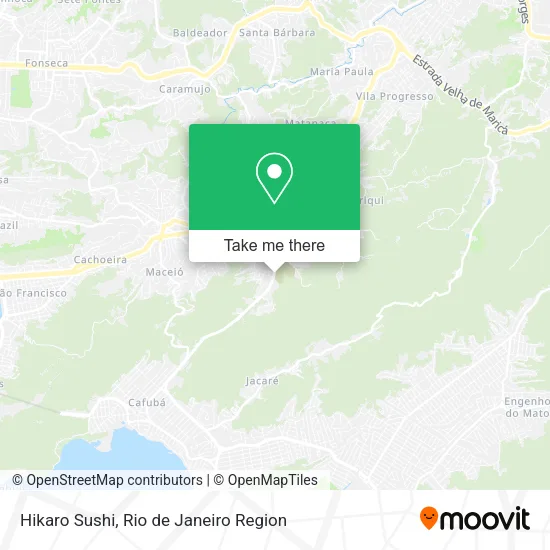 Hikaro Sushi map