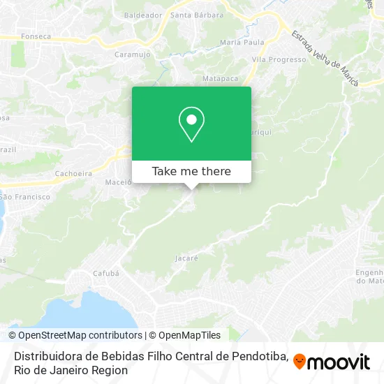 Distribuidora de Bebidas Filho Central de Pendotiba map
