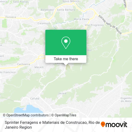 Sprinter Ferragens e Materiais de Construcao map