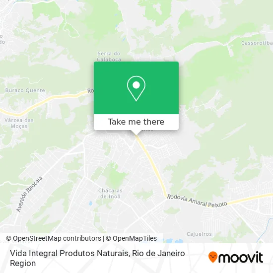 Vida Integral Produtos Naturais map