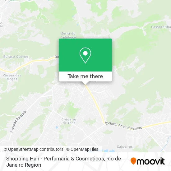 Shopping Hair - Perfumaria & Cosméticos map