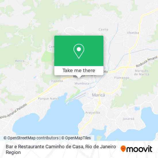 Bar e Restaurante Caminho de Casa map