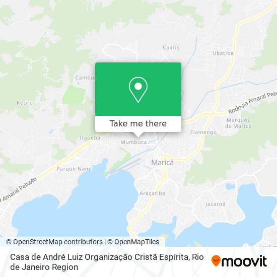 Casa de André Luiz Organização Cristã Espírita map