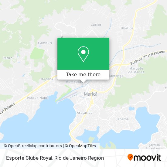 Mapa Esporte Clube Royal