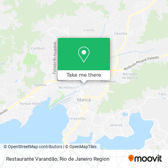 Restaurante Varandão map