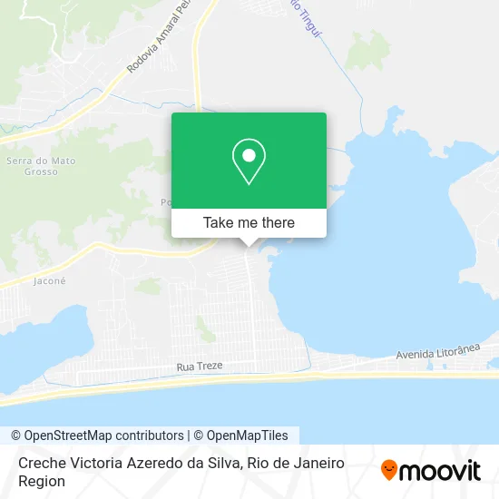 Creche Victoria Azeredo da Silva map