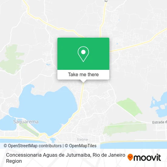 Concessionaria Aguas de Juturnaiba map