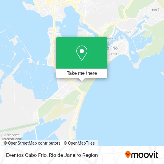 Eventos Cabo Frio map