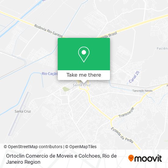 Ortoclin Comercio de Moveis e Colchoes map