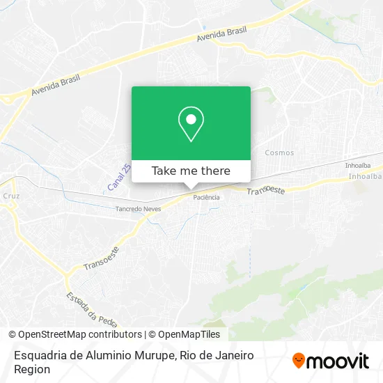 Esquadria de Aluminio Murupe map