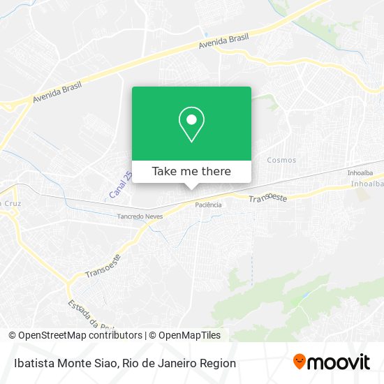 Ibatista Monte Siao map