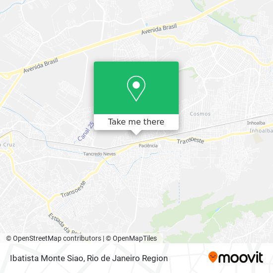 Mapa Ibatista Monte Siao