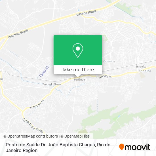 Posto de Saúde Dr. João Baptista Chagas map