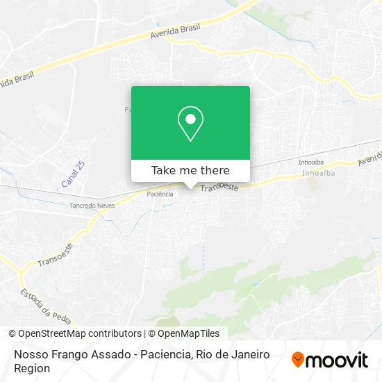 Nosso Frango Assado - Paciencia map